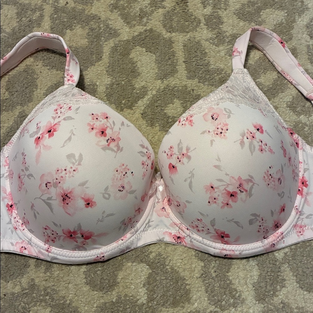 Laura Ashley Floral Comfort Strap Bra 38D - Picture 2 of 6
